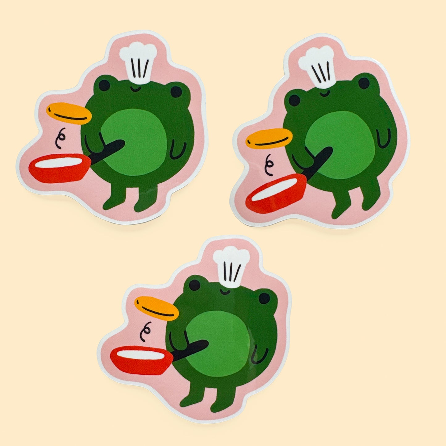 Frog pancake Sticker