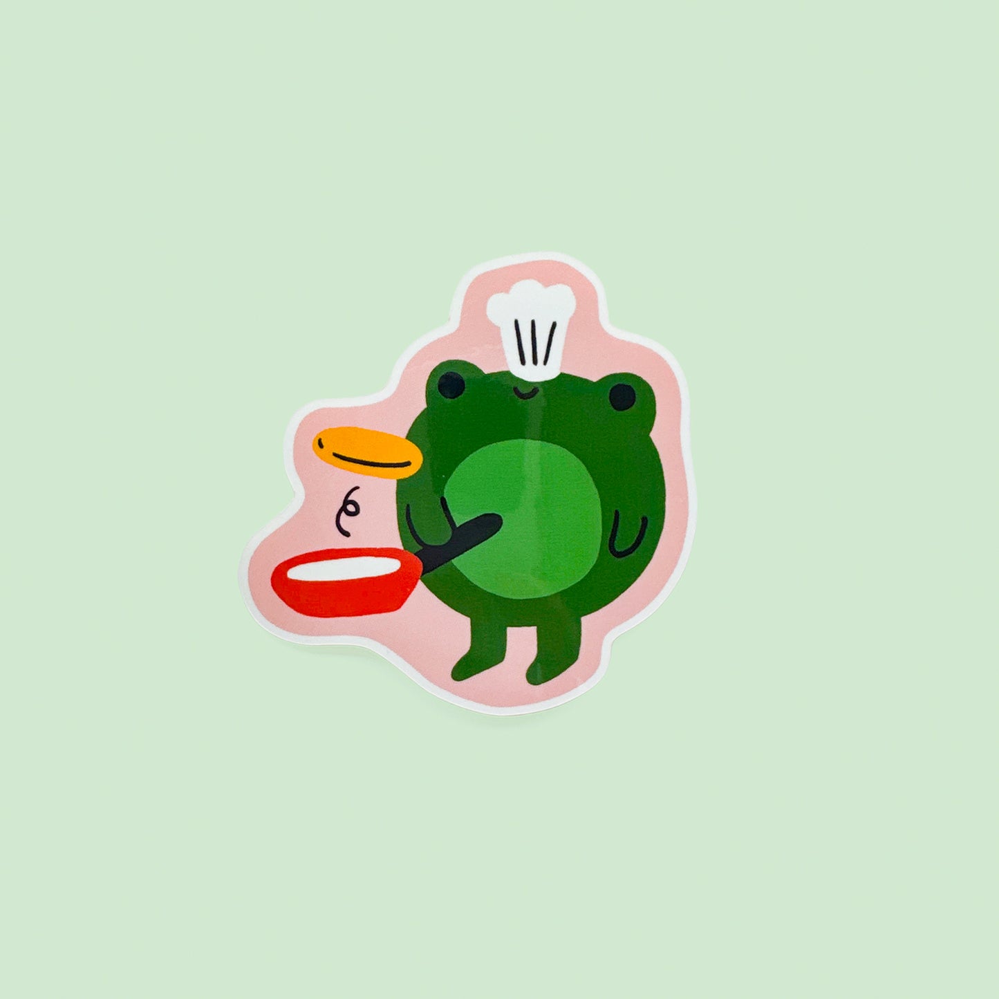 Frog pancake Sticker