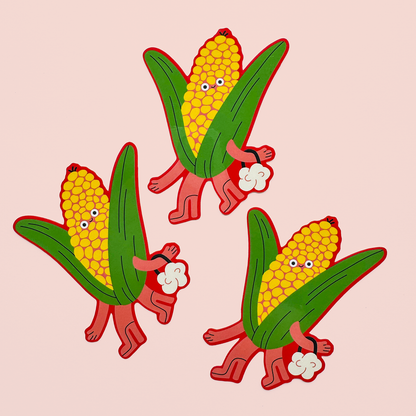Corn Vinyl Sticker