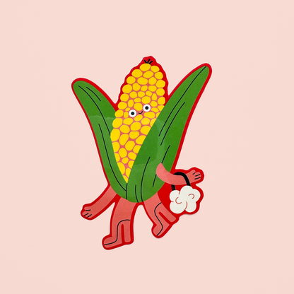 Corn Vinyl Sticker