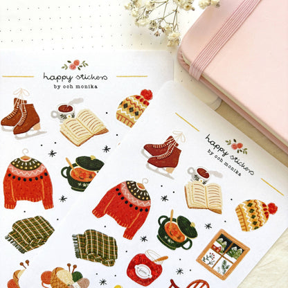 Slow Winter - Sticker Sheet