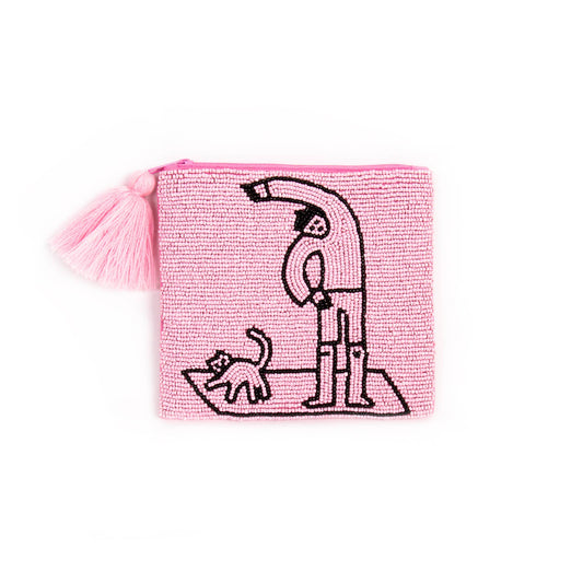 Cat Lover Clutch - Medium
