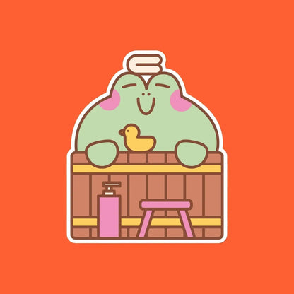 Bobby bath Sticker