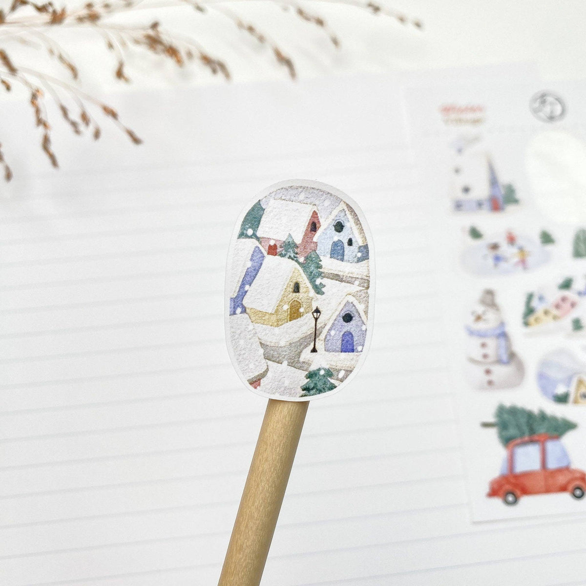 Sticker Sheet - Winter Village