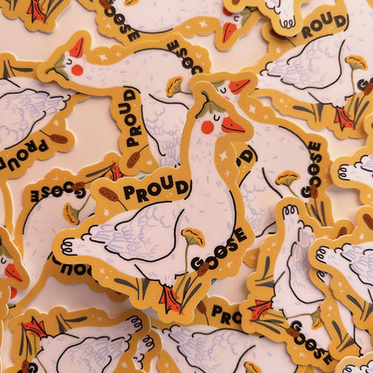 Proud Goose Vinyl Sticker