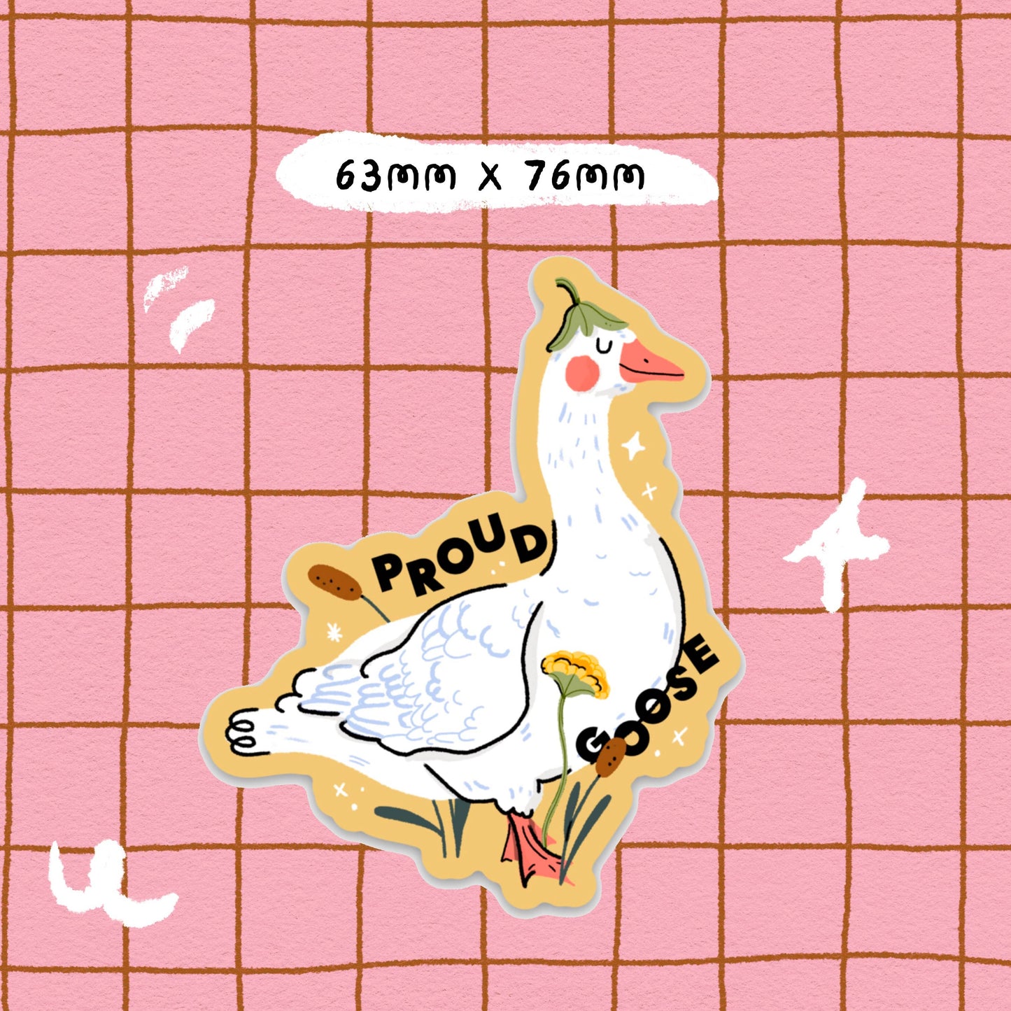 Proud Goose Vinyl Sticker