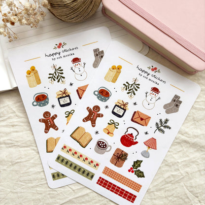 Christmas Coziness - Sticker Sheet