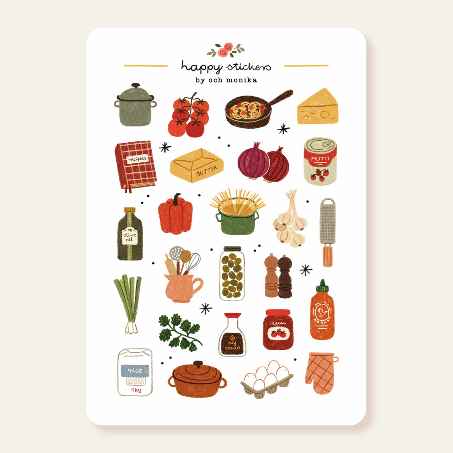 Home Cooking - Sticker Sheet