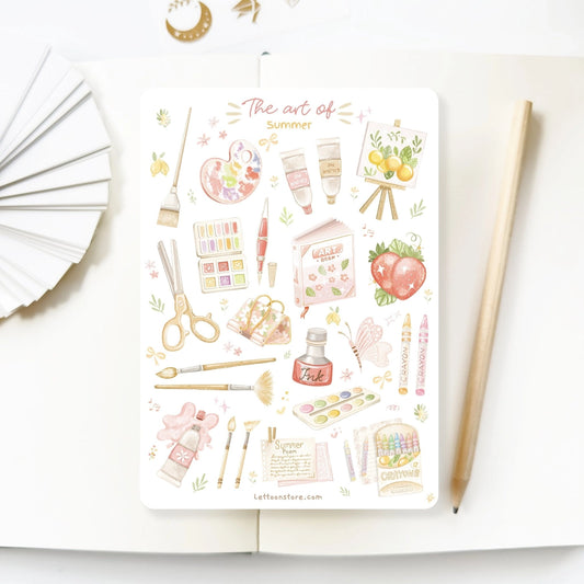 Sticker Sheet - the Art of Summer
