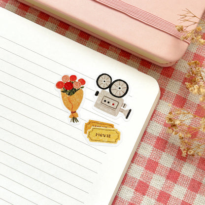 Movie Date - Sticker Sheet