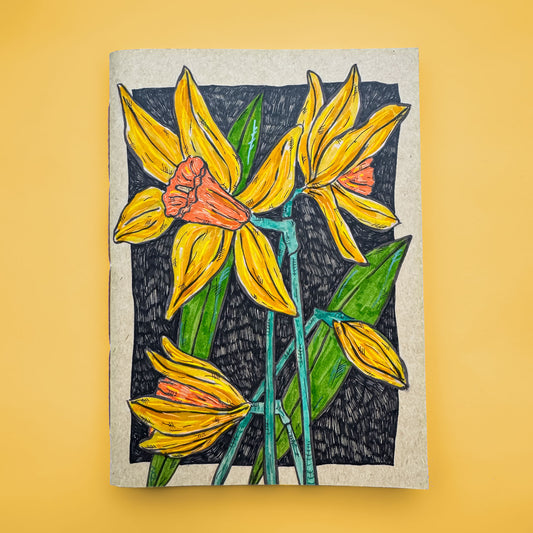 Daffodil botanical notebook