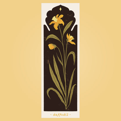March Birth Flower -  Daffodil Bookmark