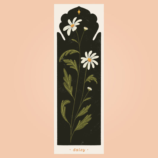 April Birth flower - Daisy Bookmark