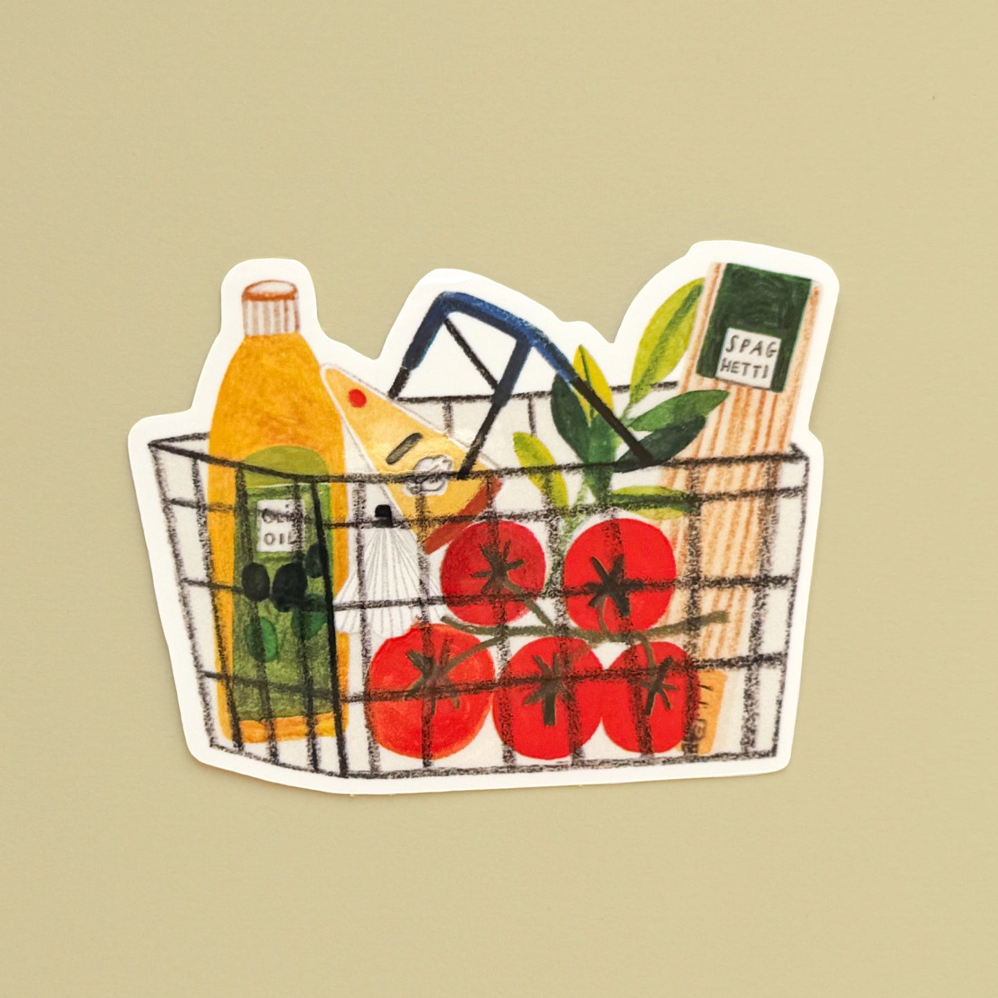 SPAGHETTI CART sticker