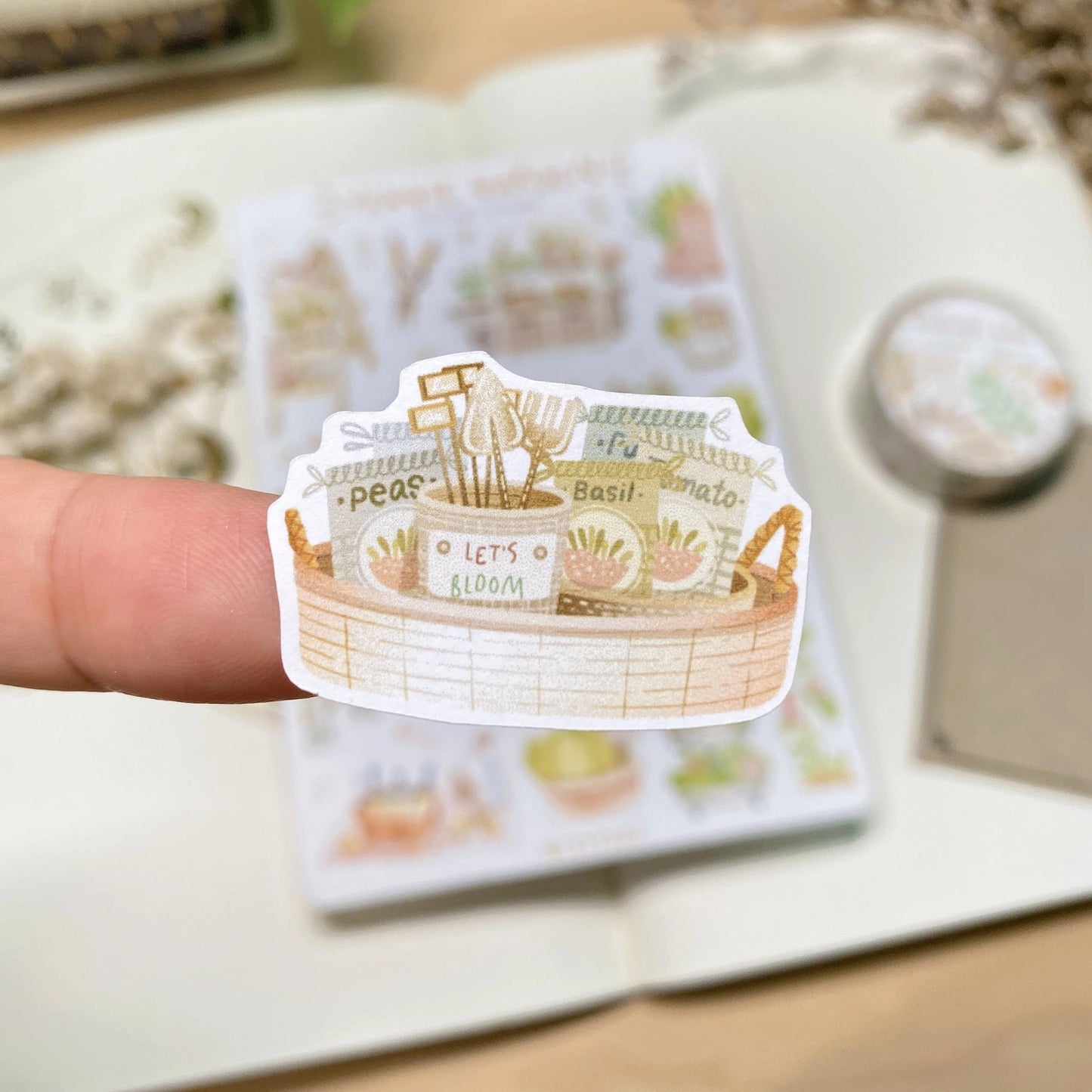 Sticker Sheet - Veggie Garden