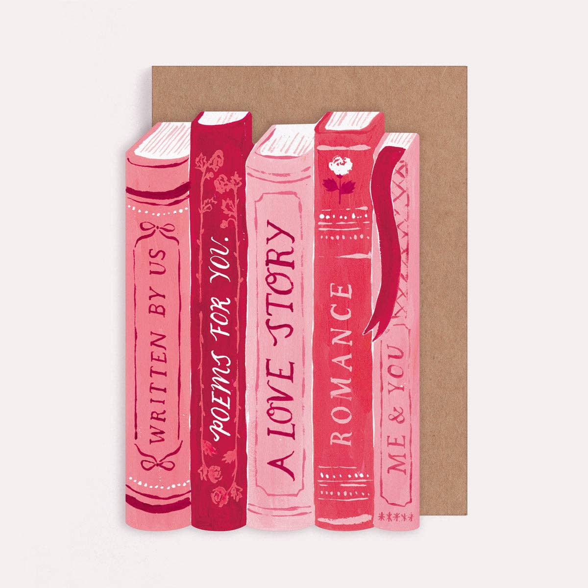 Love Story Books Card