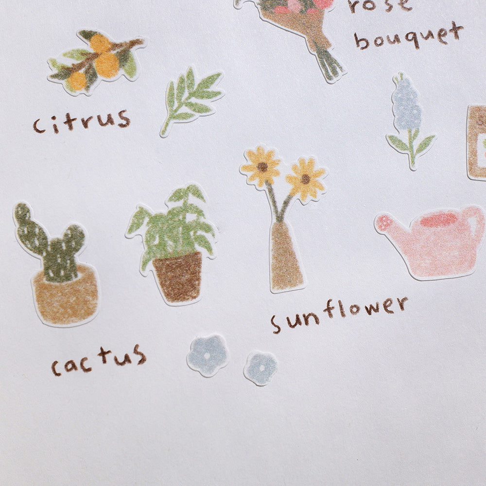 Deco Stickers - Flower Cafe