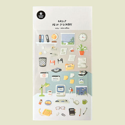 Deco Stickers - Retro Office
