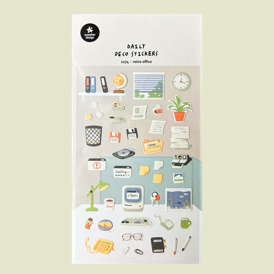 Deco Stickers - Retro Office