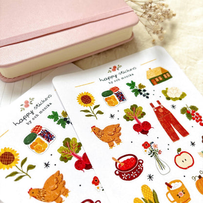Harvest Time - Sticker Sheet