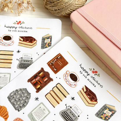 Bookish Corner - Sticker Sheet