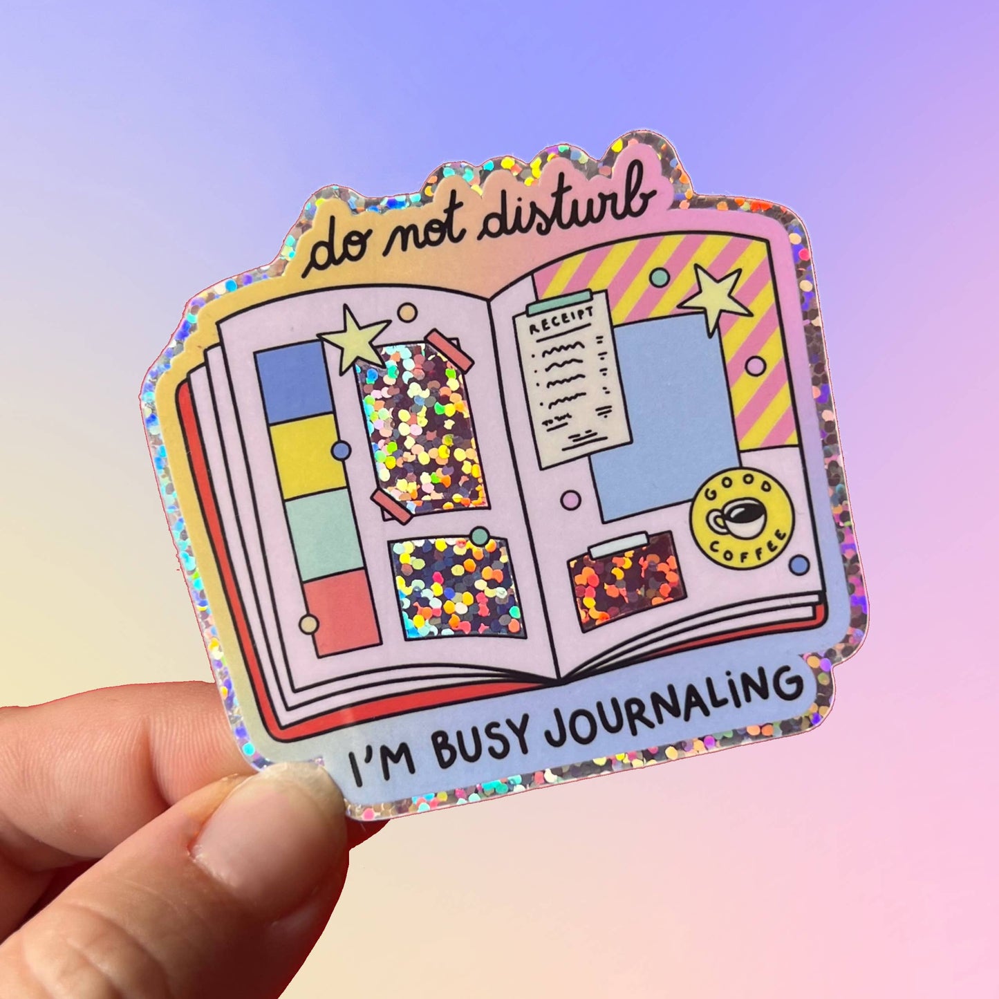 Busy Journaling Sticker