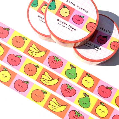 Fruit friends washi tape