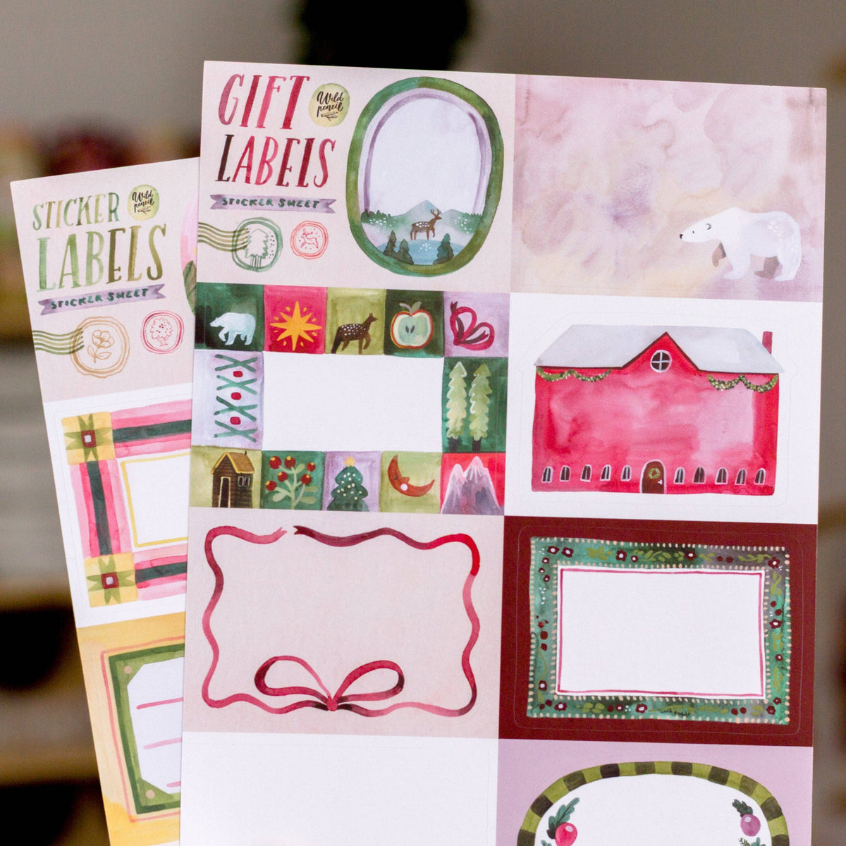 Christmas Labels Sticker sheet