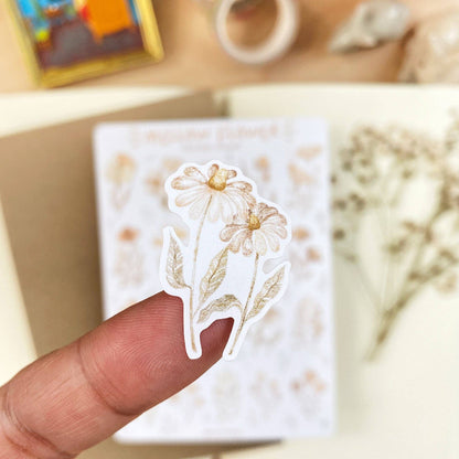 Sticker Sheet - Mellow Flower