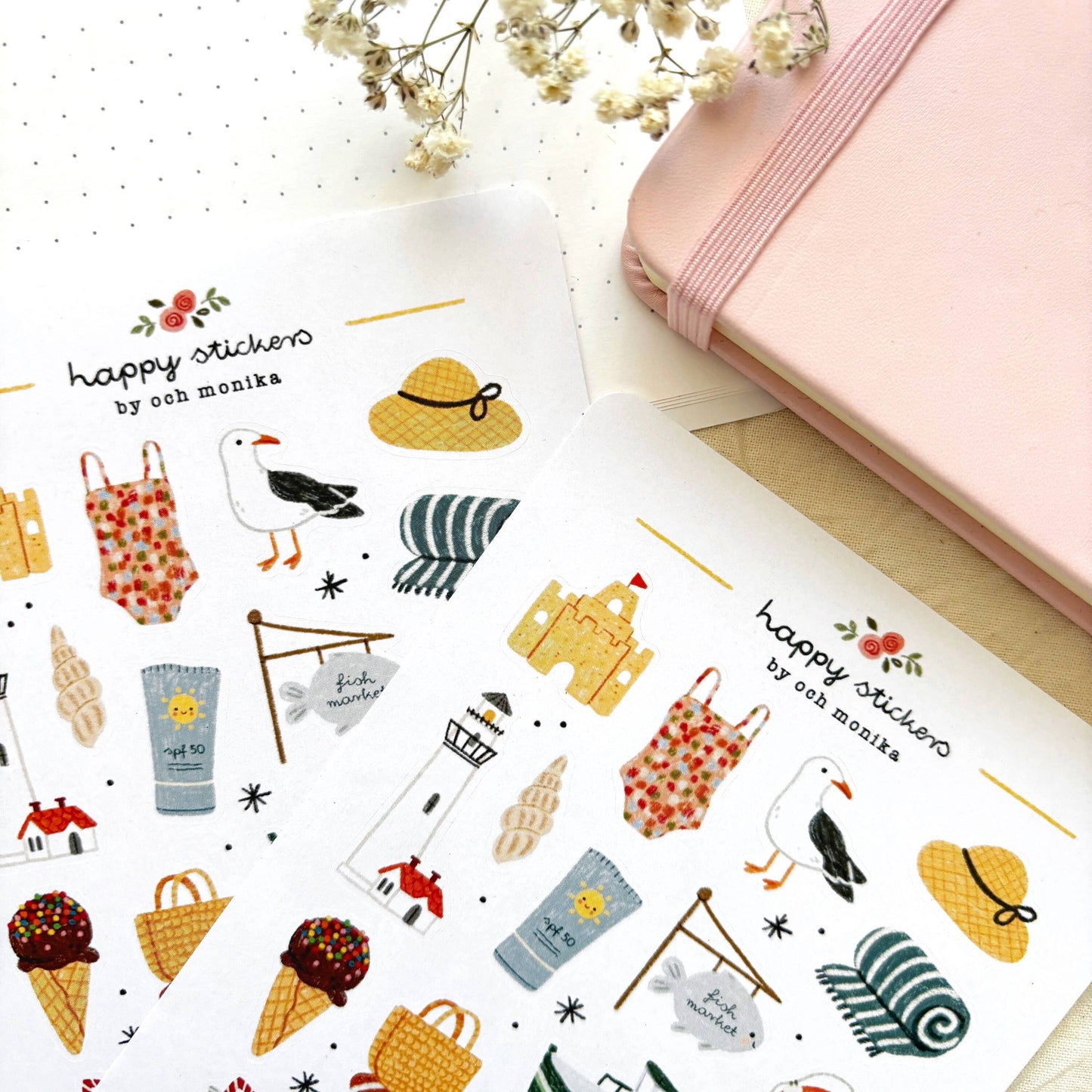 Seaside - Sticker Sheet