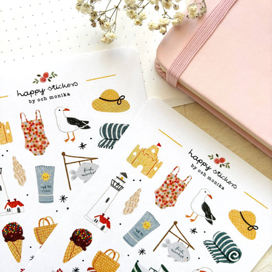 Seaside - Sticker Sheet
