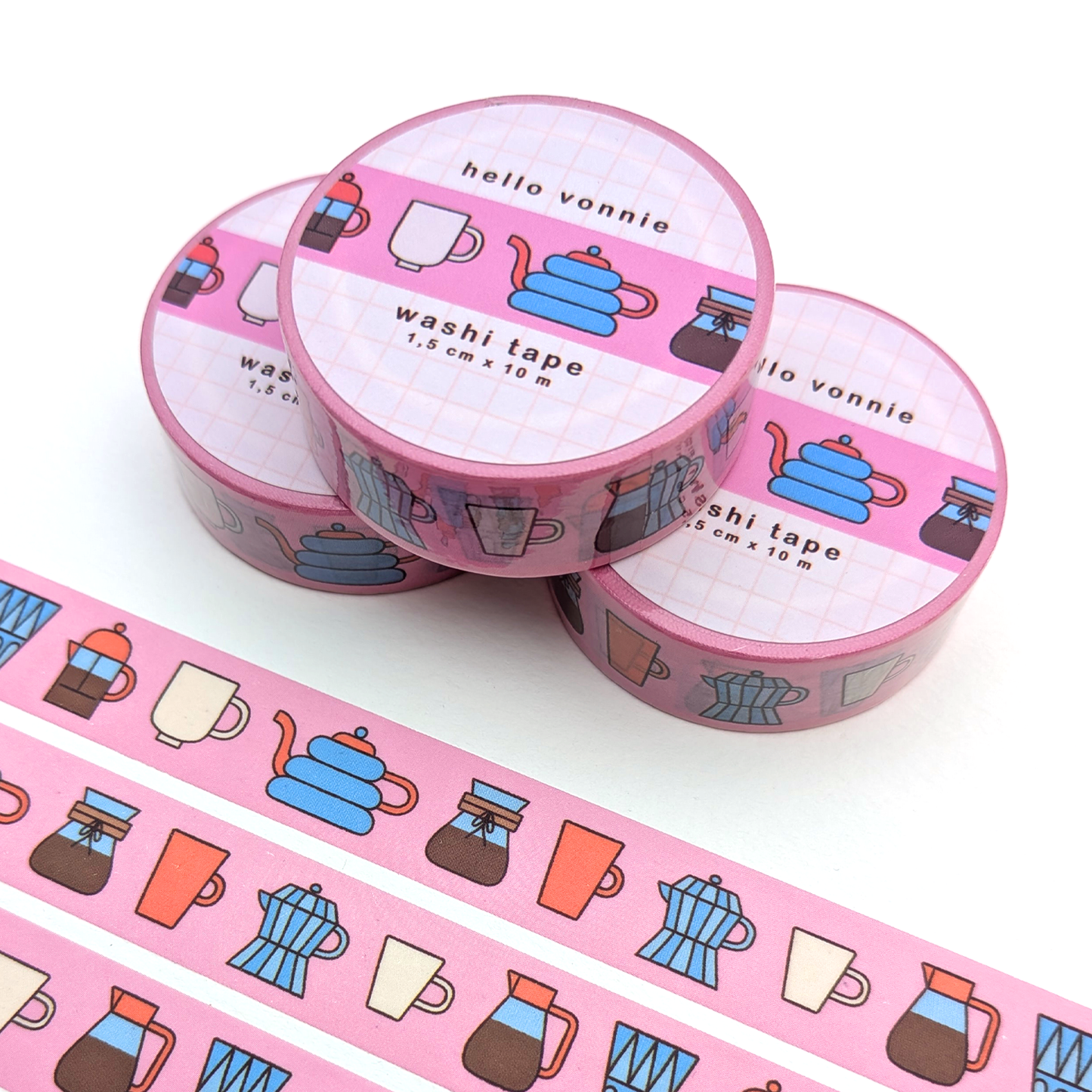 Coffee lover washi tape