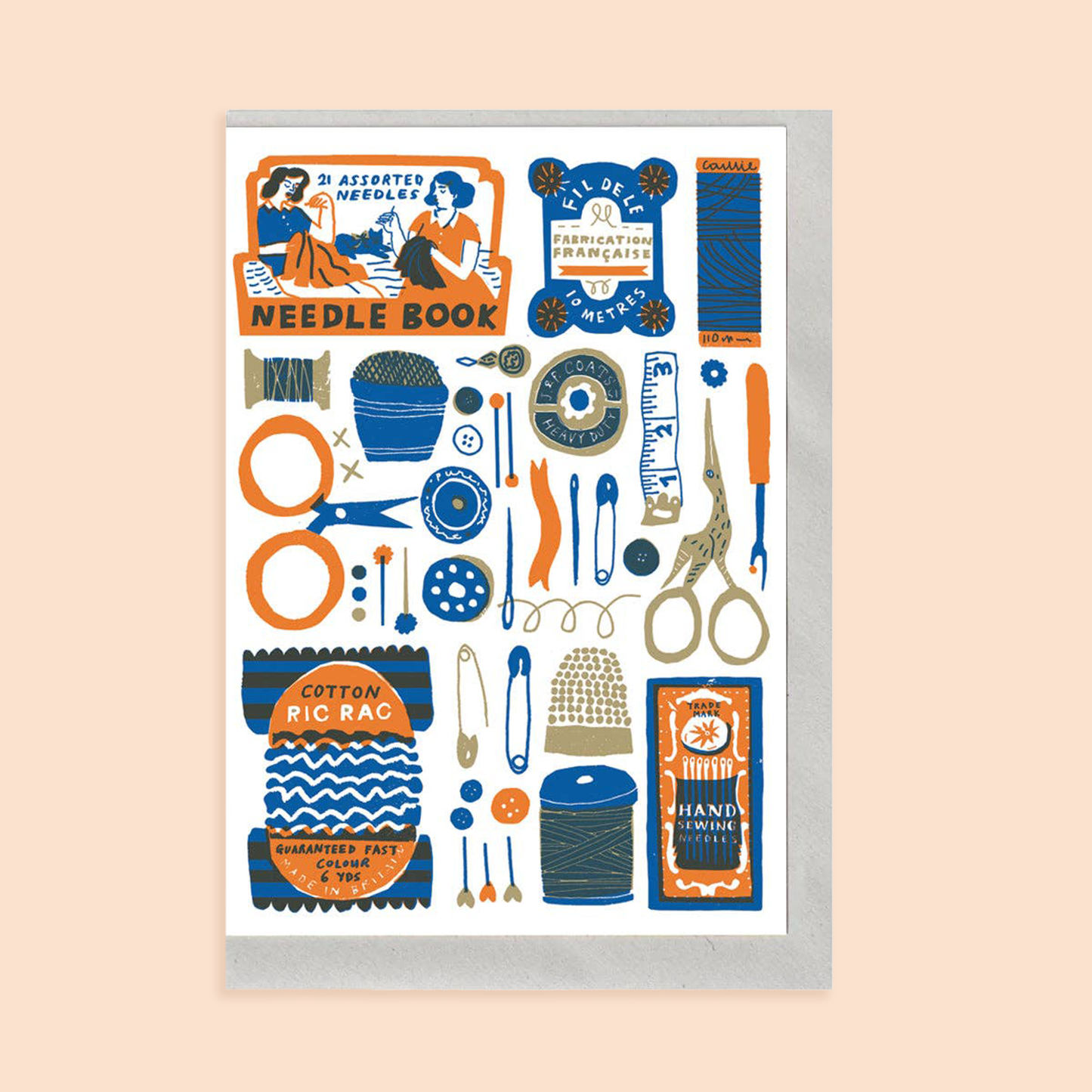 Sewing Collection A6 Card