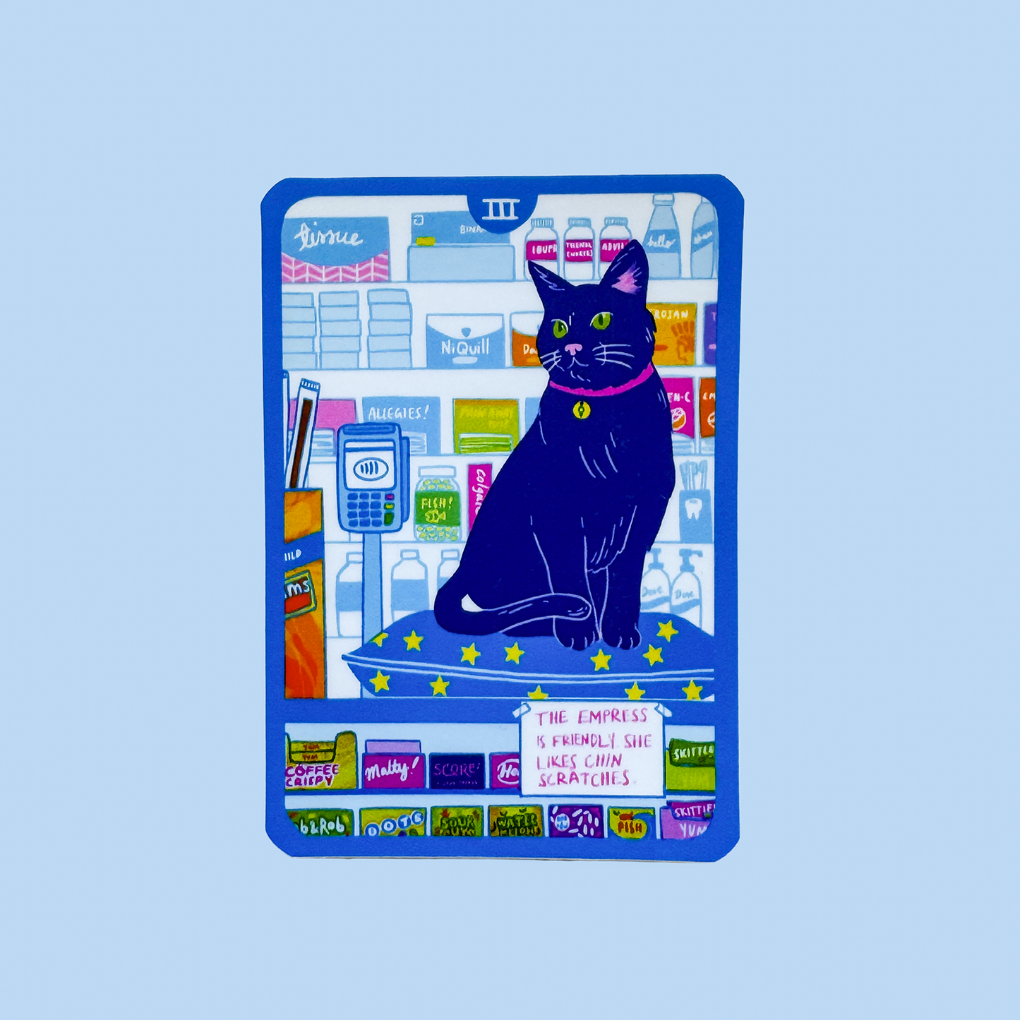 The Empress Vinyl Sticker - Cornerstore Tarot