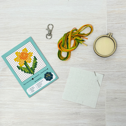 You Brighten My Day! Mini Matchbox Cross Stitch Kit