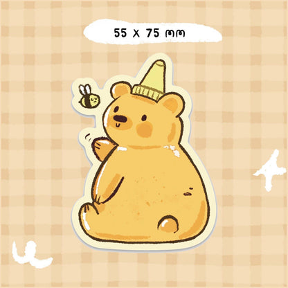 Honey Bear vinyl sticker