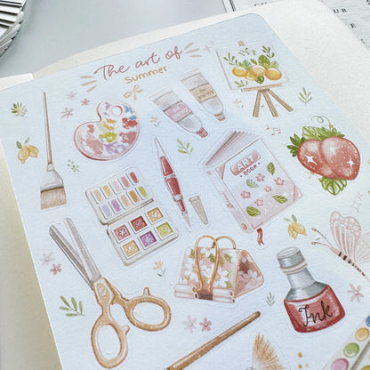 Sticker Sheet - the Art of Summer