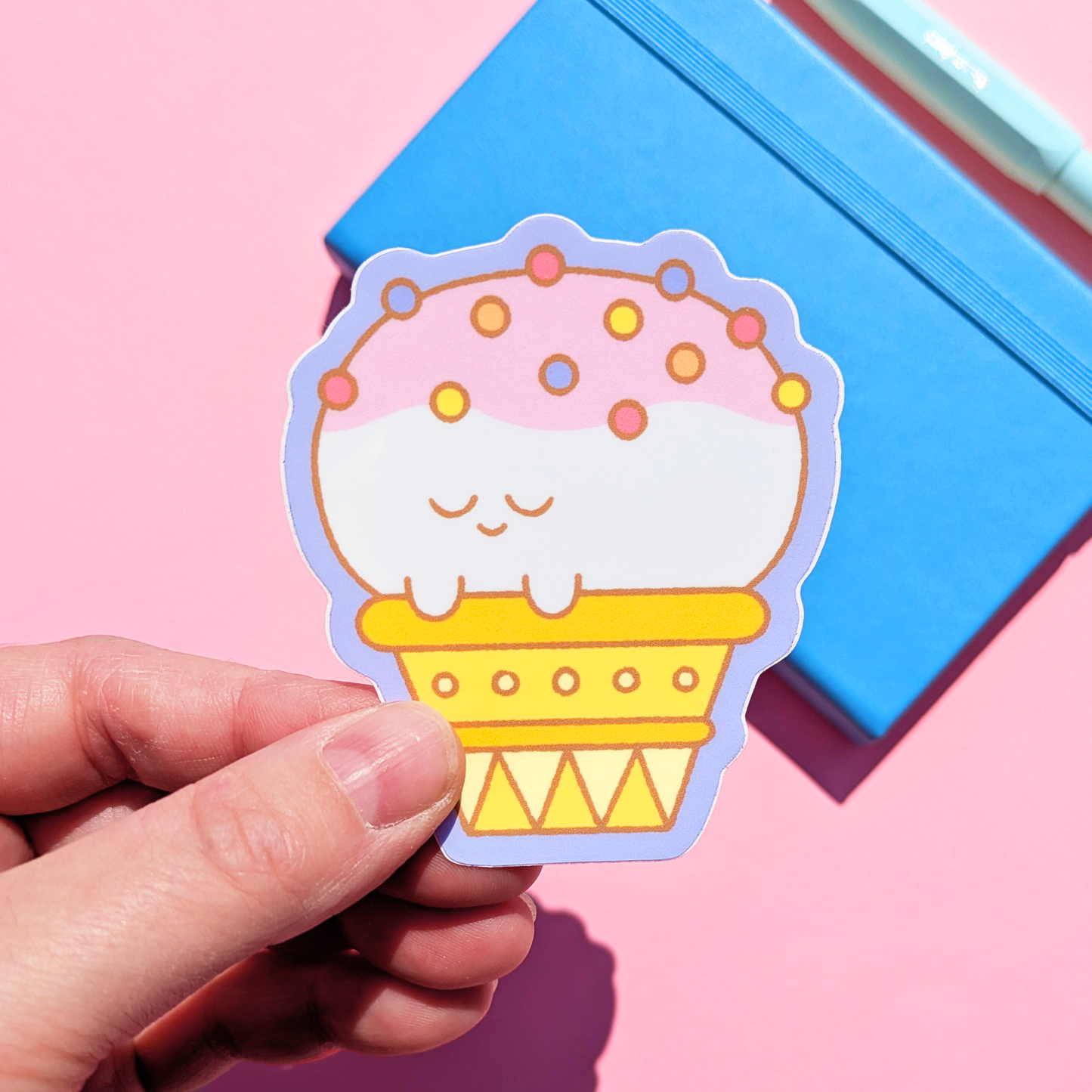 Ice cream sticker