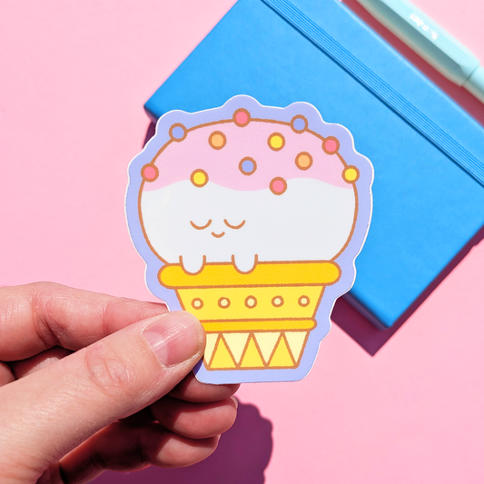 Ice cream sticker