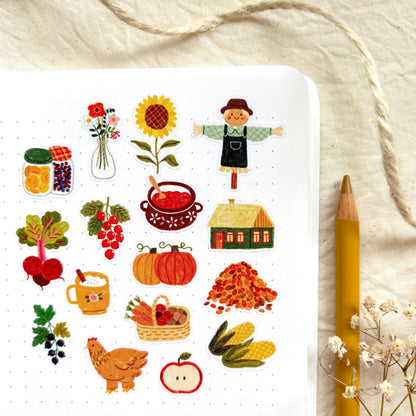 Harvest Time - Sticker Sheet