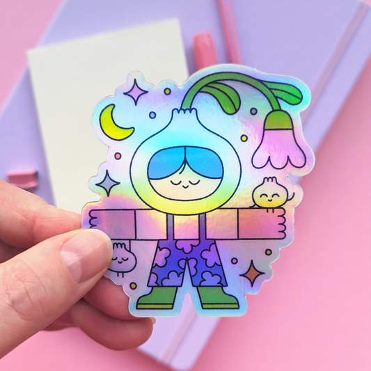 Holographic Bulb Sticker