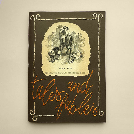 Fables embroidery notebook