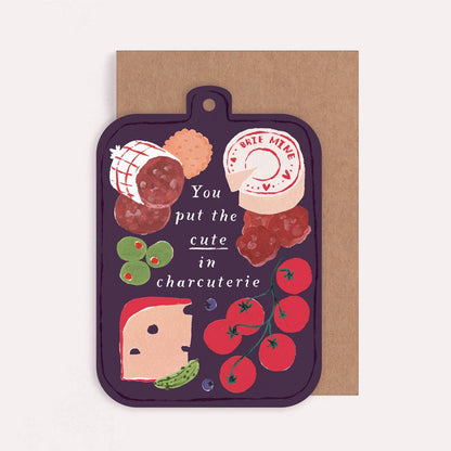 Cute in Charcuterie Board Card
