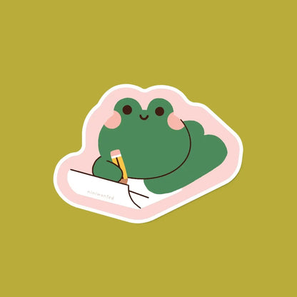 Frog letter Sticker