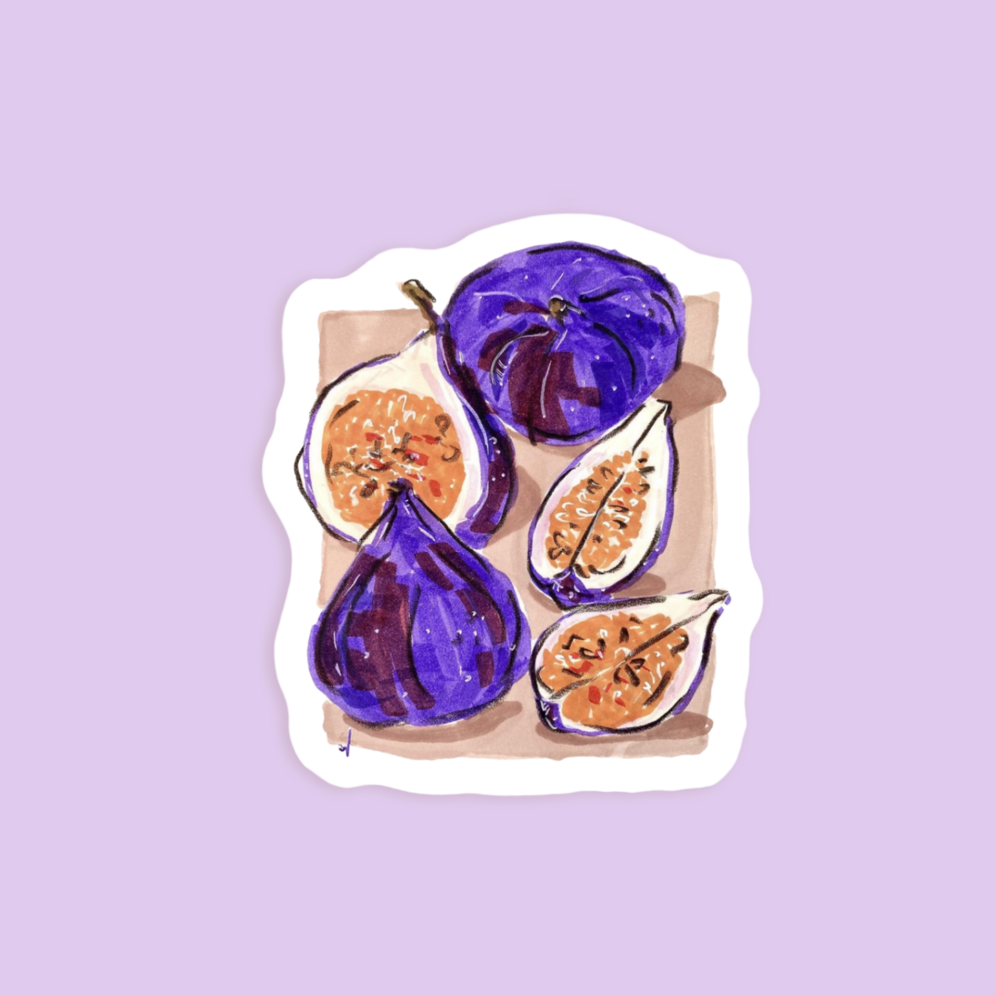 Fig Vinyl Sticker