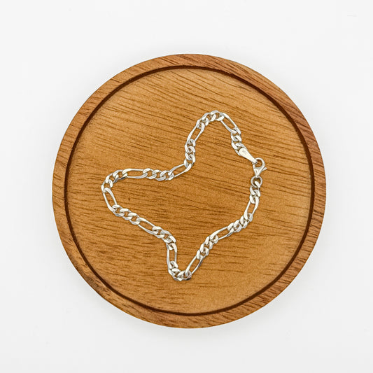 Figaro Silver bracelet
