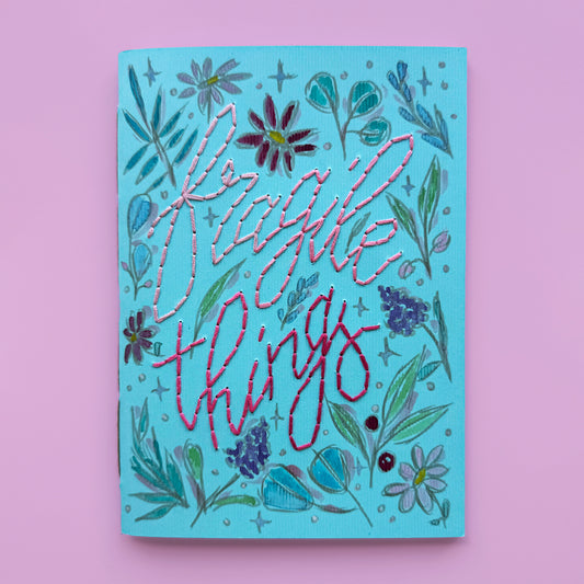 Fragile Things handmade notebook