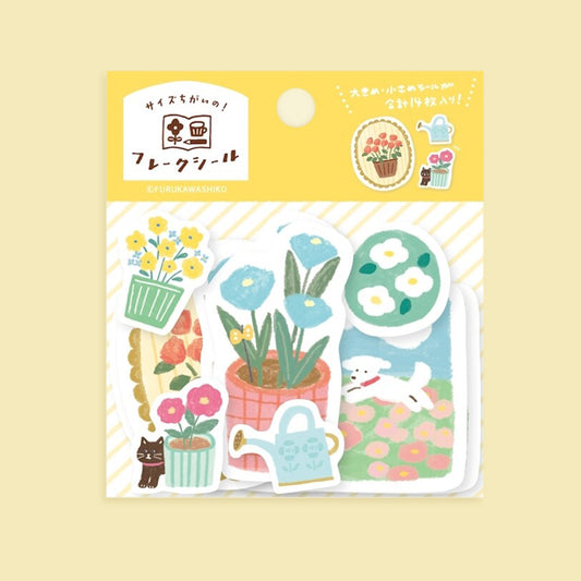 Gardening Elements Washi Flake Stickers