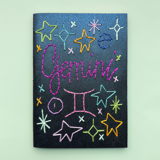 Gemini handmade notebook