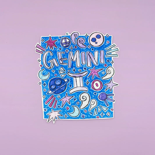 Gemini Horoscopes Sticker